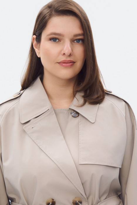 куртка с поясом из россии вид сбоку