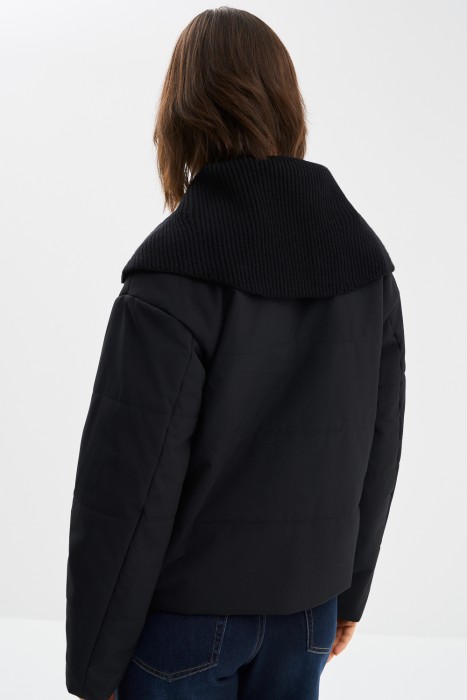 куртка с трикотажной вставкой по цене 5270 руб вид справа