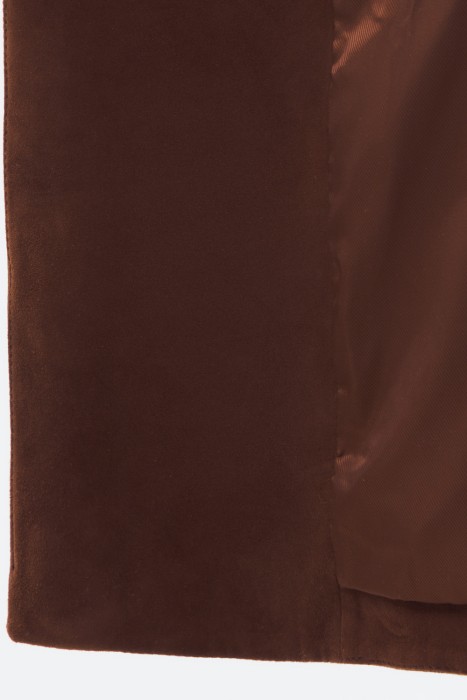 куртка-жакет из натуральной замши из россии вид сбоку