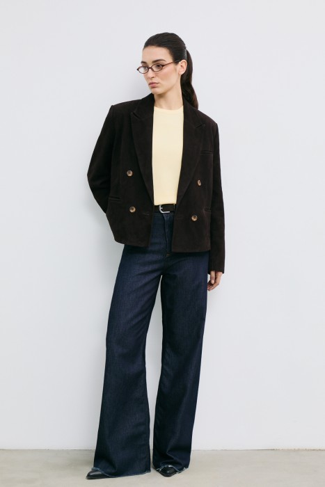 куртка-жакет из натуральной замши 779581003 фотография