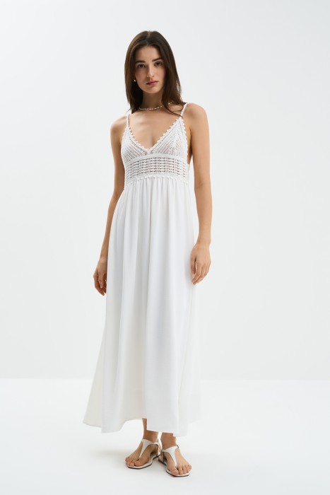 летний сарафан из россии вид сбоку