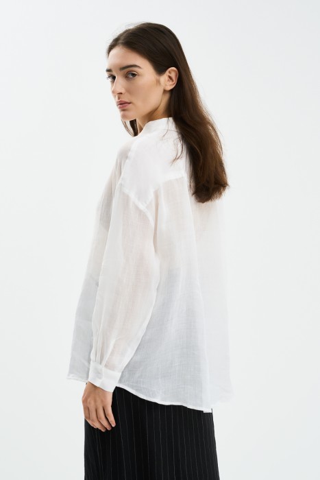 льняная блузка по цене 2030 руб вид справа