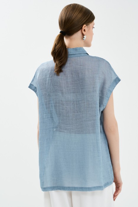 льняная блузка по цене 1620 руб вид справа