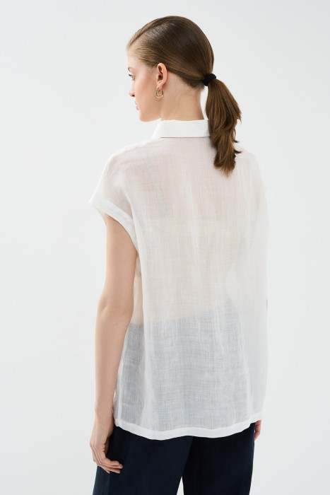 льняная блузка по цене 1620 руб вид справа