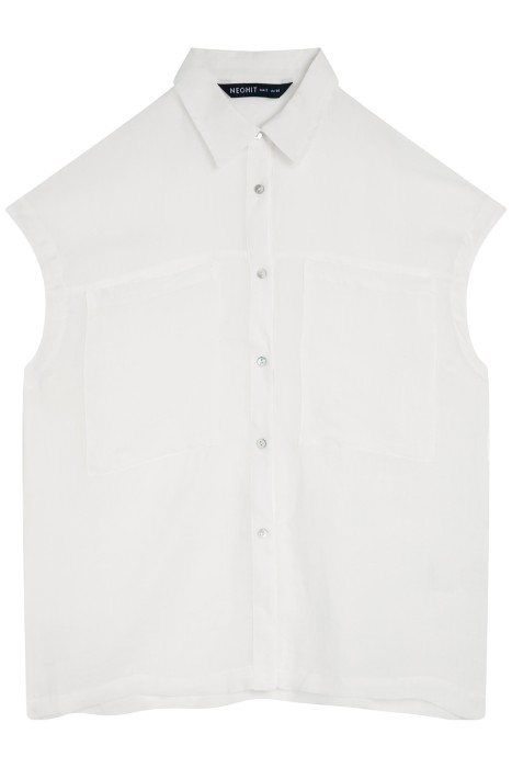 льняная блузка из россии вид сбоку