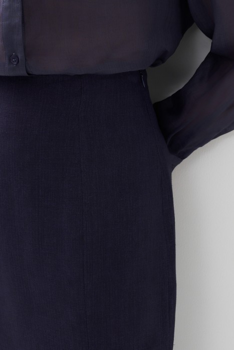 льняная юбка по цене 1760 руб вид справа