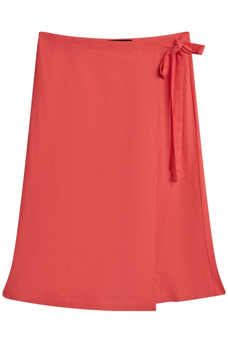 льняная юбка из россии вид сбоку