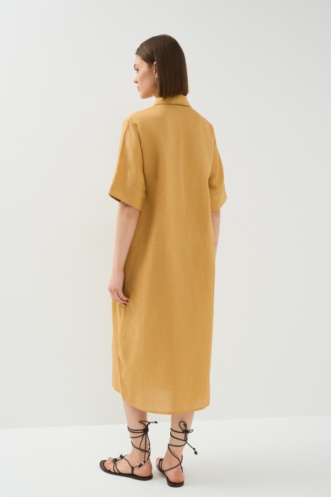 льняное платье по цене 3080 руб вид справа