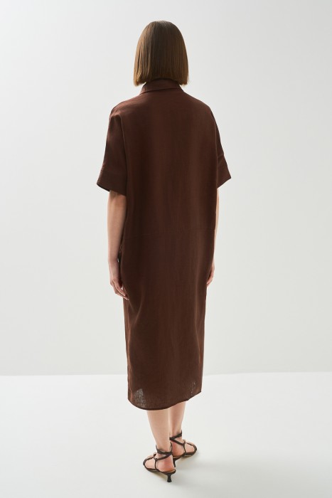 льняное платье по цене 3080 руб вид справа