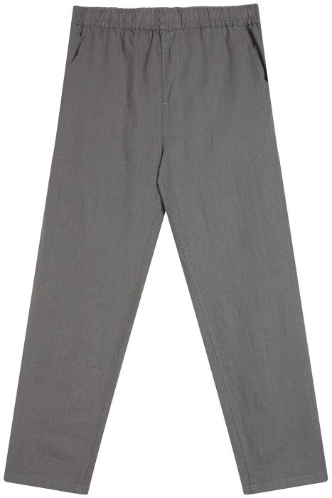 льняные брюки из россии вид сбоку