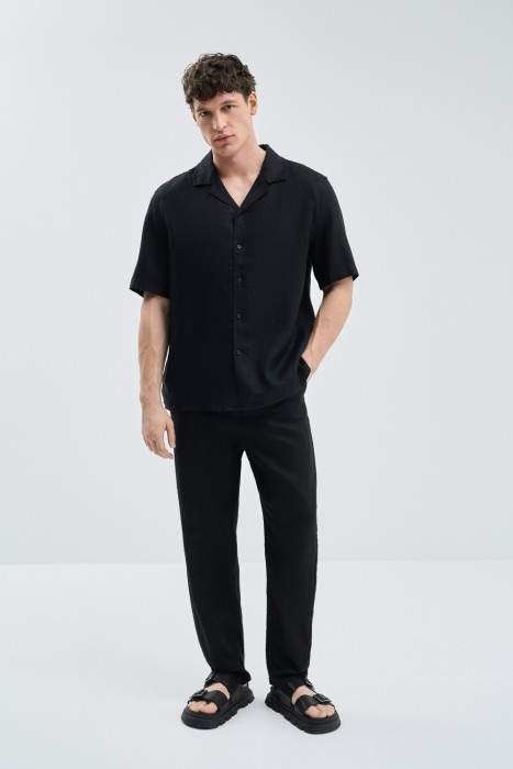 льняные брюки 752403003 фотография