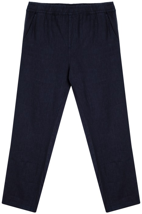 льняные брюки из россии вид сбоку