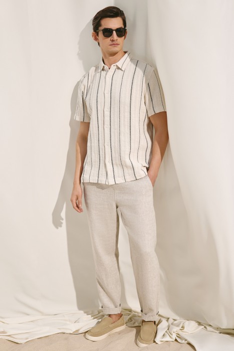 льняные брюки 752400003 фотография