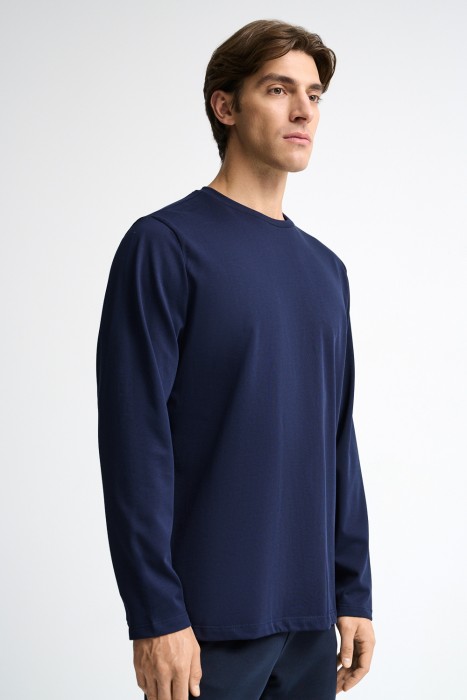 лонгслив из хлопка по цене 880 руб вид справа