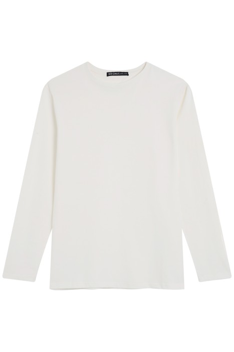 лонгслив из хлопка из россии вид сбоку