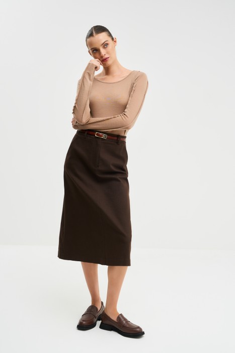 лонгслив из шерсти от бренда снежная королева вид слева