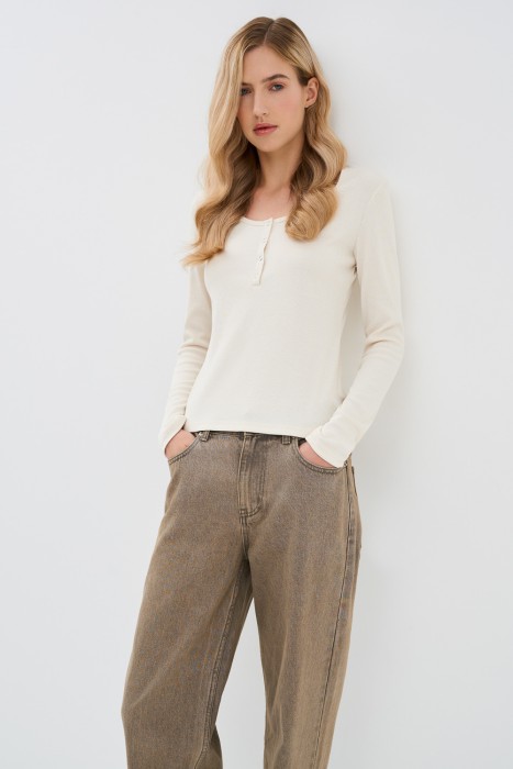 лонгслив в рубчик 779365003 фотография