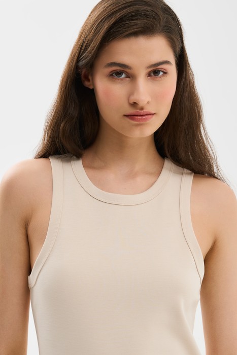 макси-платье без рукавов из россии вид сбоку