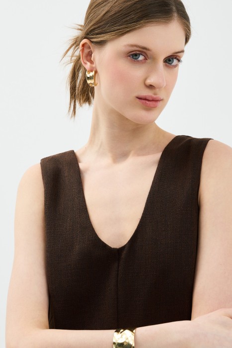 макси-платье от бренда снежная королева вид слева