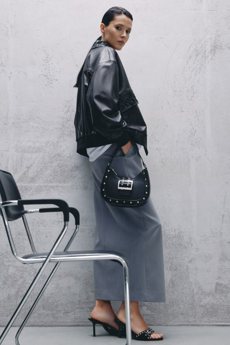 макси-юбка от бренда снежная королева вид слева