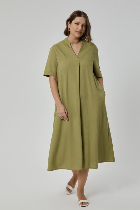 миди-платье от бренда снежная королева вид слева