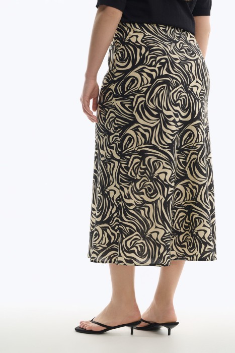 миди-юбка с принтом по цене 1760 руб вид справа
