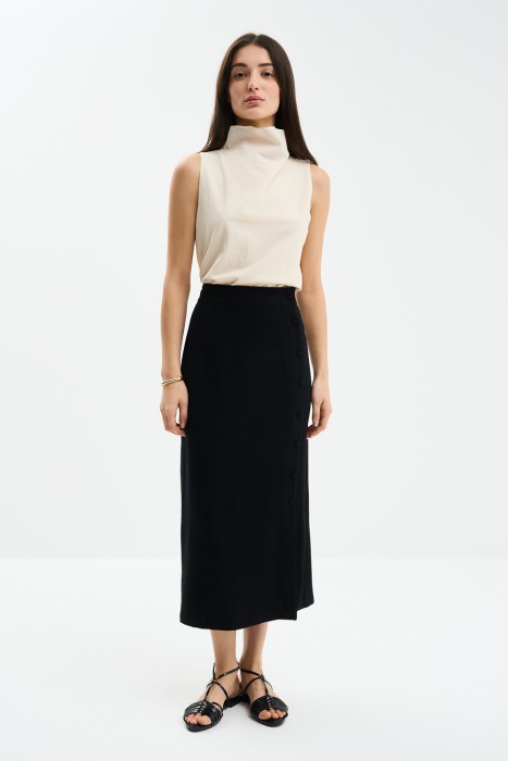 миди-юбка от бренда снежная королева вид слева