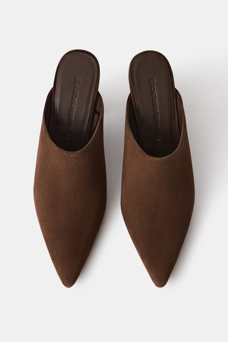 мюли из натуральной замши 811560003 фотография