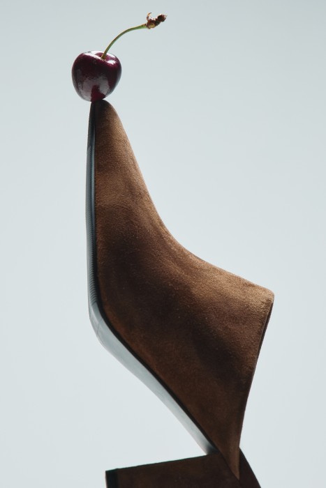 мюли из натуральной замши по цене 10390 руб вид справа