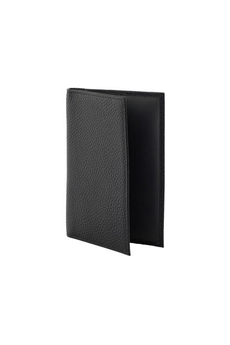 обложка на паспорт из натуральной кожи от бренда снежная королева вид слева