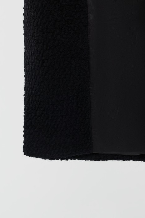 пальто из фактурной ткани из россии вид сбоку