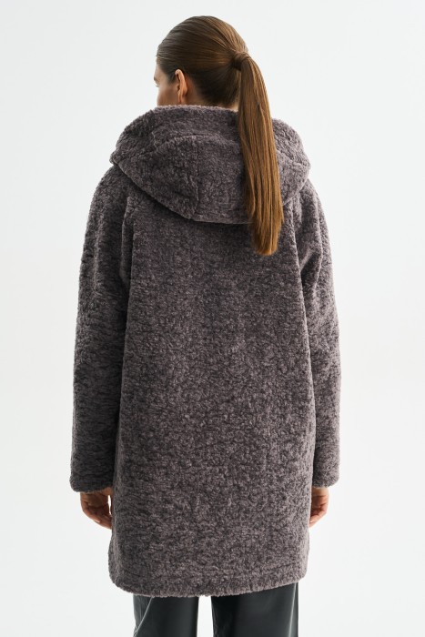 пальто из шерсти по цене 12470 руб вид справа