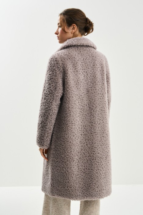 пальто из шерсти по цене 10600 руб вид справа