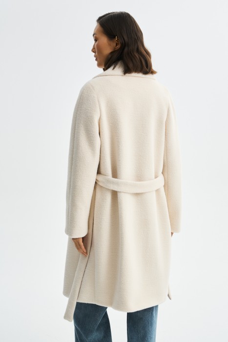 пальто из шерсти по цене 13810 руб вид справа