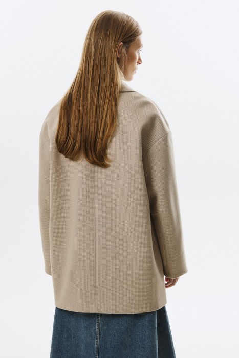 пальто-пиджак по цене 6710 руб вид справа