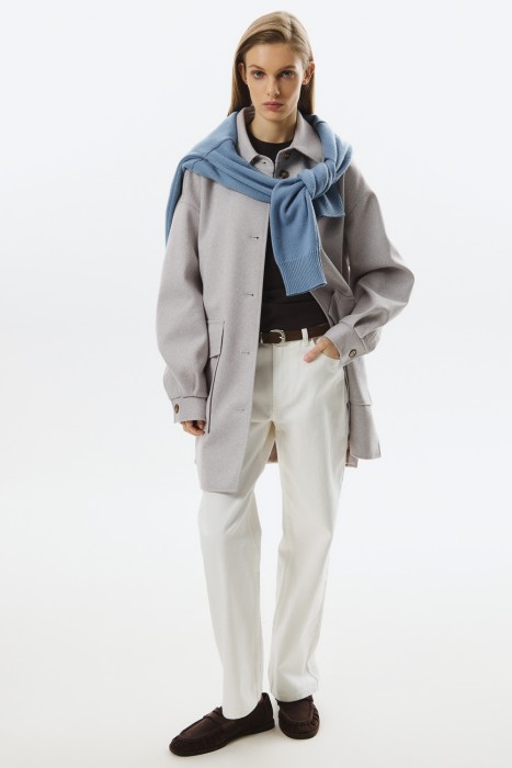 пальто-рубашка 808702003 фотография