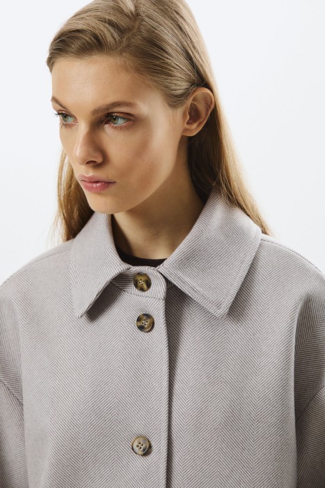 пальто-рубашка из россии вид сбоку