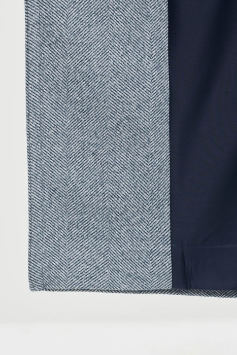 пальто с английским воротником из россии вид сбоку