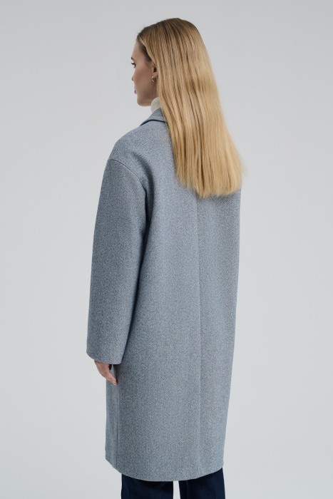 пальто с английским воротником по цене 6470 руб вид справа