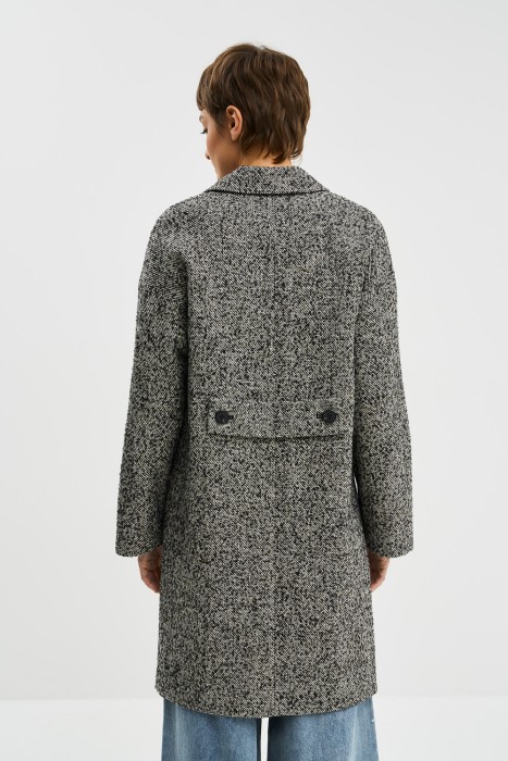 пальто с английским воротником по цене 9590 руб вид справа