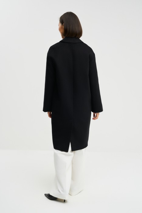 пальто с накладными карманами по цене 10160 руб вид справа