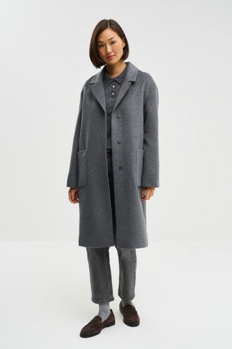 пальто с накладными карманами 774843003 фотография