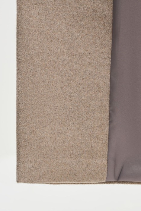 пальто с поясом из россии вид сбоку