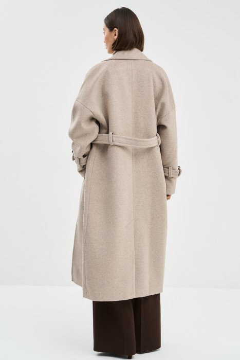 пальто с поясом по цене 12080 руб вид справа