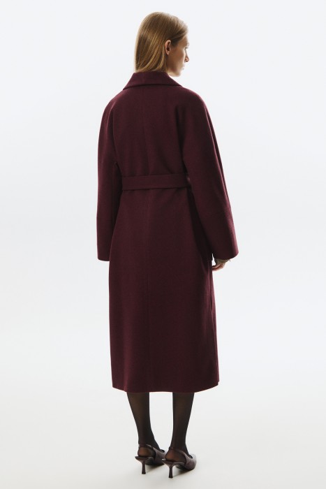 пальто с поясом по цене 11320 руб вид справа