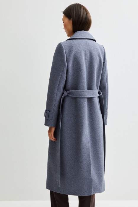 пальто с поясом по цене 15250 руб вид справа