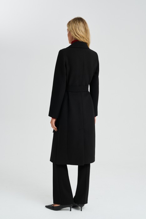 пальто с поясом по цене 9400 руб вид справа