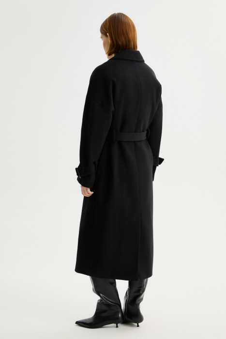 пальто с поясом по цене 14390 руб вид справа