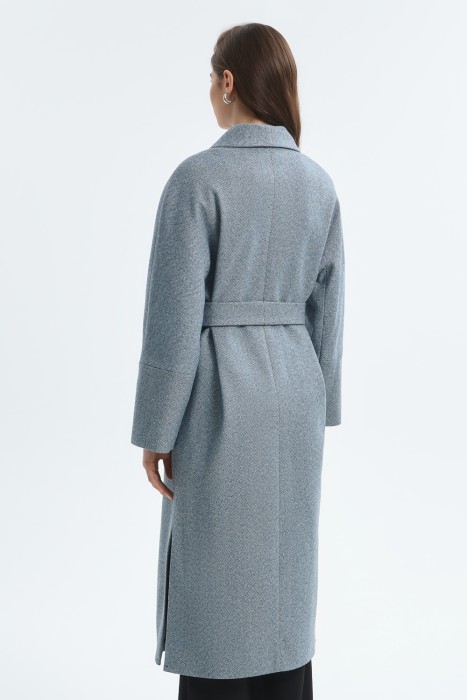 пальто с поясом по цене 11030 руб вид справа