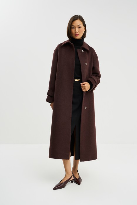 пальто с поясом 774831003 фотография